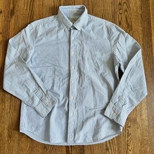 J. Crew Slim Untucked Oxford in University Stripe - Large